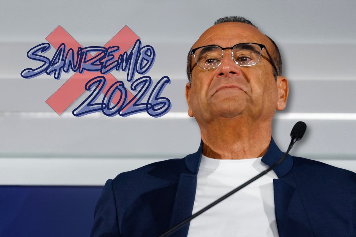 Carlo Conti offeso, Sanremo 2026 con croce
