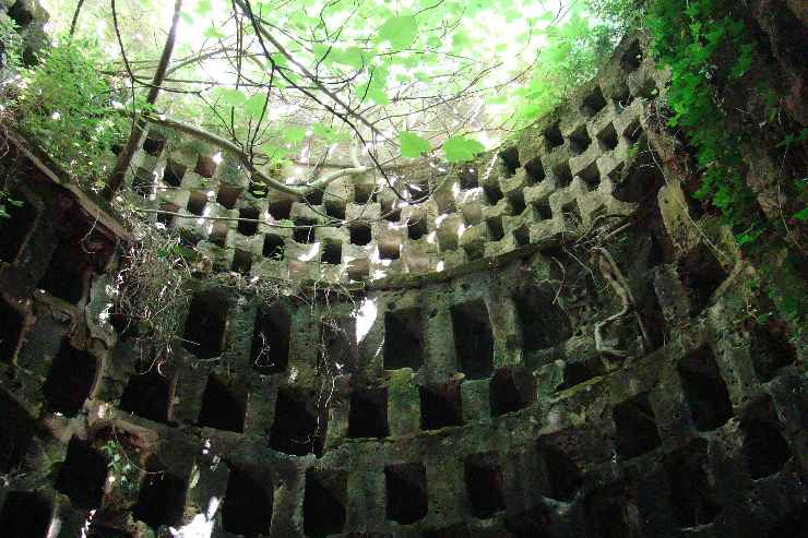 La parte interna di Torre Pinta 